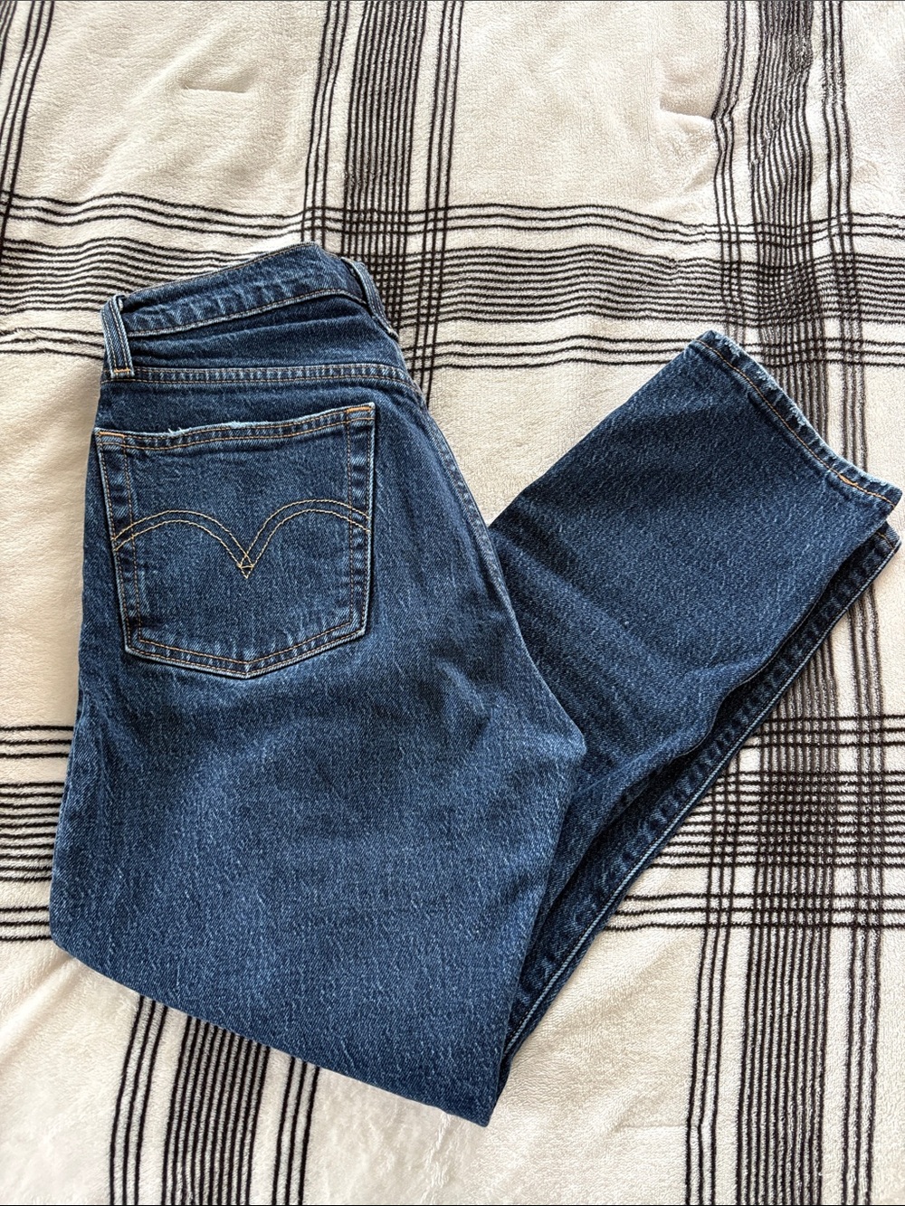Levi's 501 Dark Blue Jeans